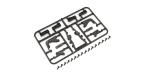 KY97055 - Spoilerhalterung 3 Positionen 1:10 Kyosho